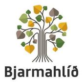 An image of Bjarmahlíð's logo