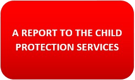 A button for sending a report to Child protection services