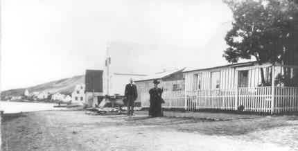 The Beach in Akureyri - old picture