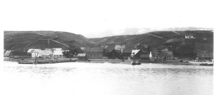 The Downtown in Akureyri - old picture