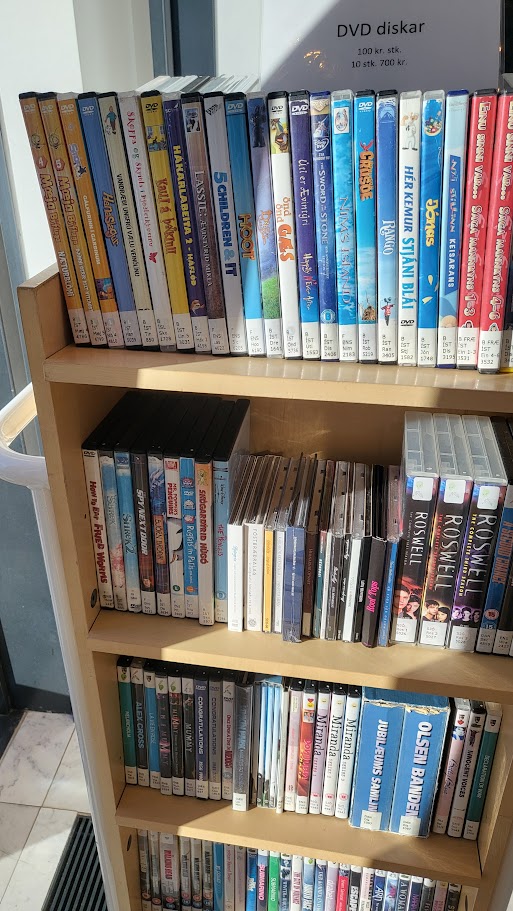 DVDs on the book market