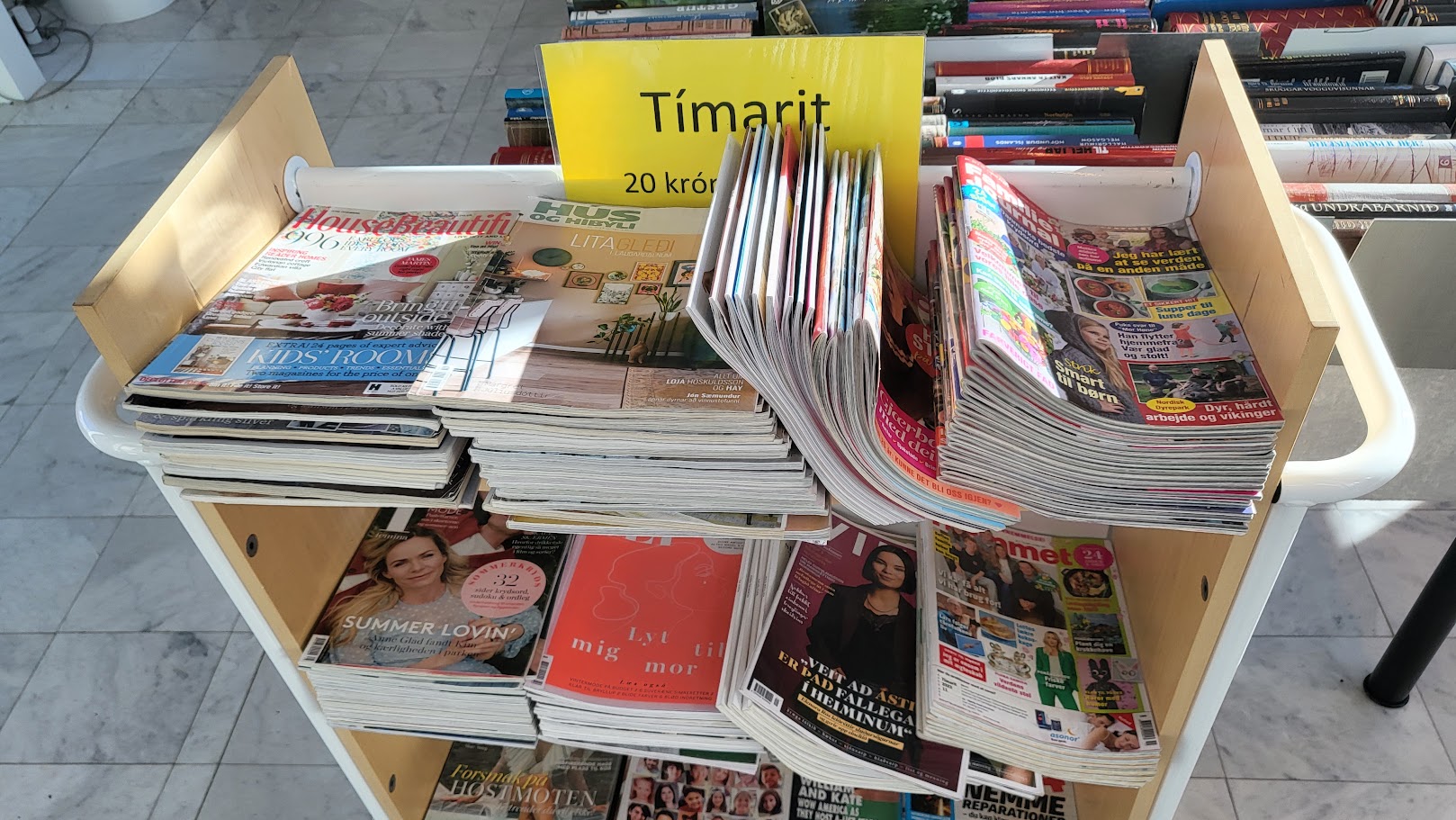 Magazines on the book market