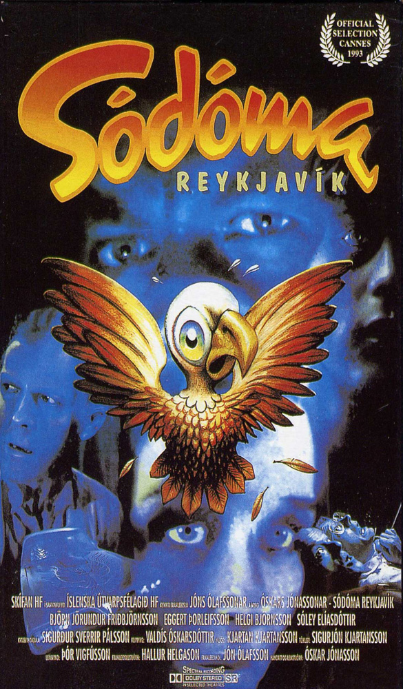 Plakat af kvikmyndinni Sódóma Reykjavík